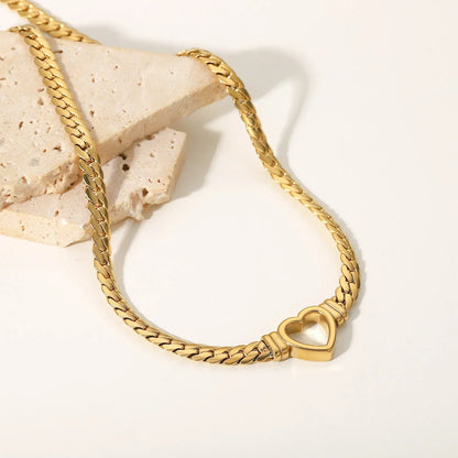 Gouden Hart Choker
