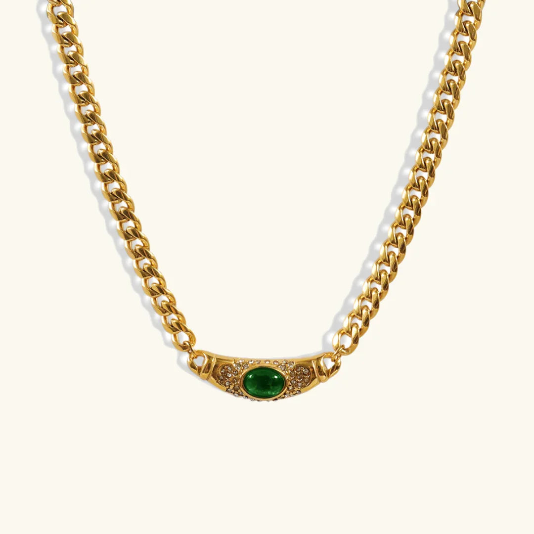 Edelsteenhanger Ketting