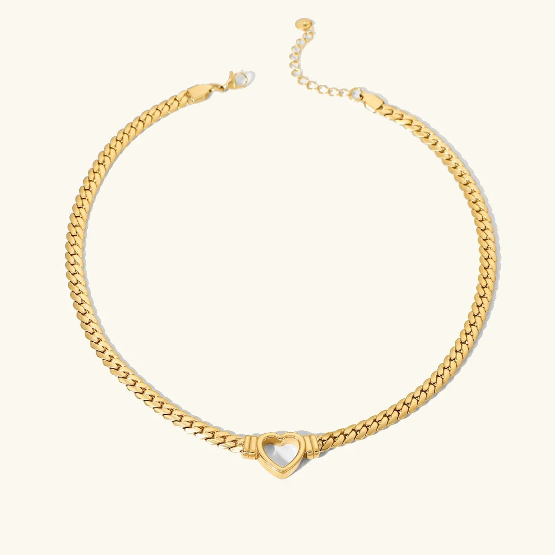 Gouden Hart Choker