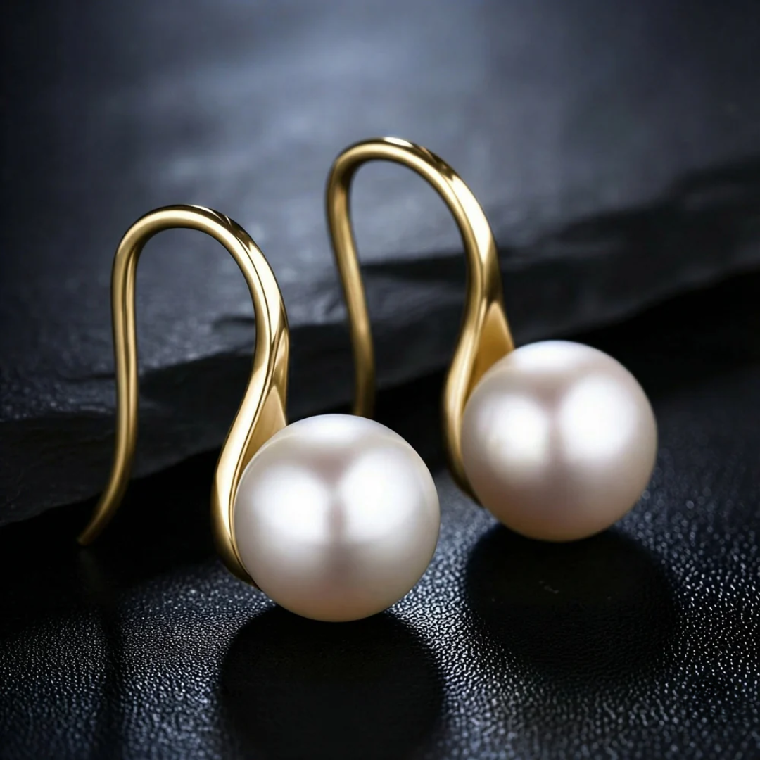 Seraphine Pearl Hook Earrings