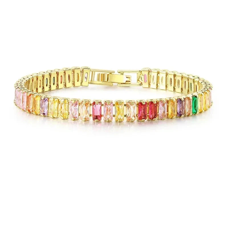 Kristallen Schakelarmband