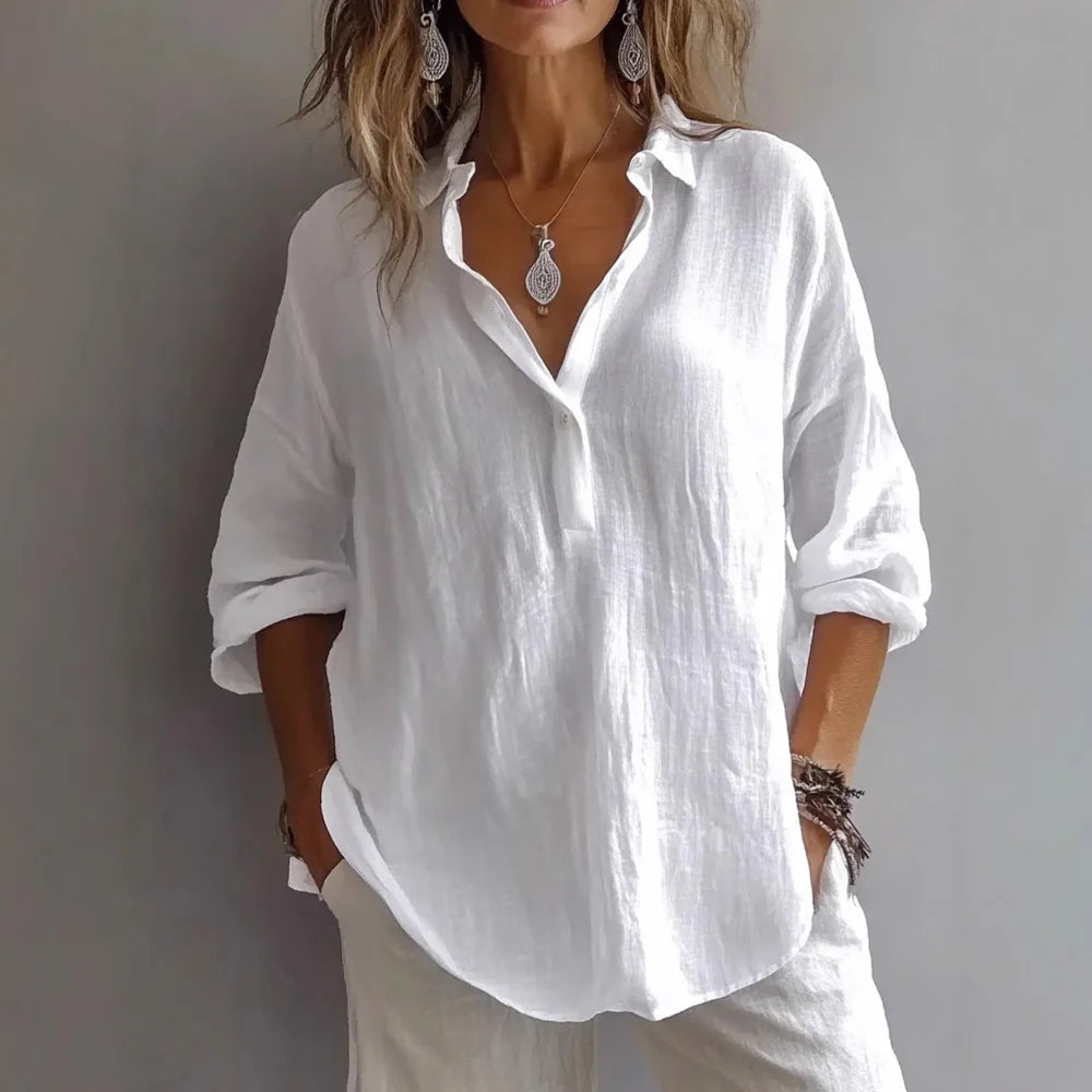 Rosa Relaxed Cotton Shirt