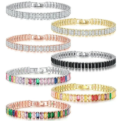 Kristallen Schakelarmband