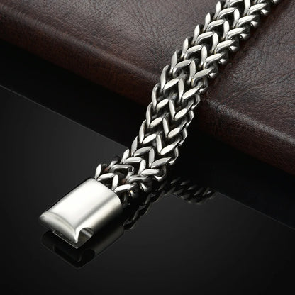 Gevlochten Stalen Armband