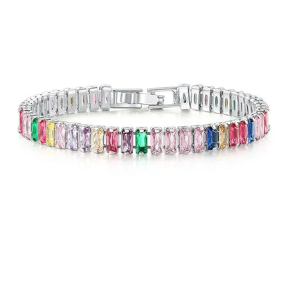 Kristallen Schakelarmband