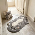 Sleepy Kitty Floor Mat