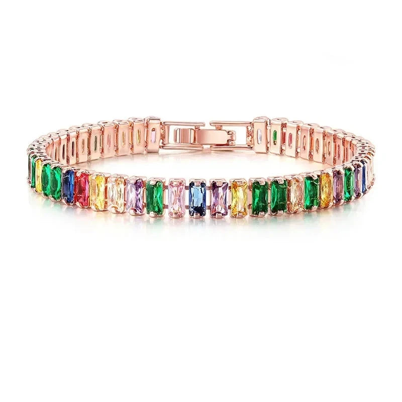 Kristallen Schakelarmband