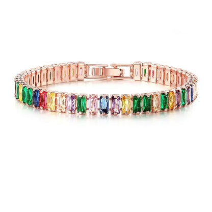 Kristallen Schakelarmband
