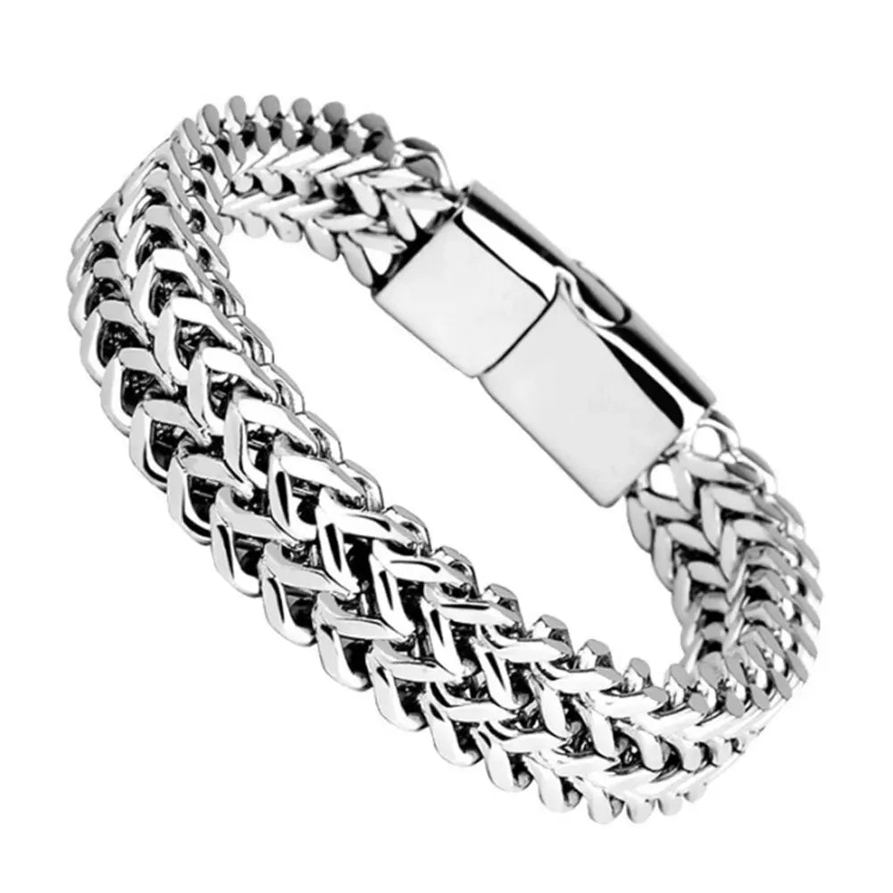 Gevlochten Stalen Armband