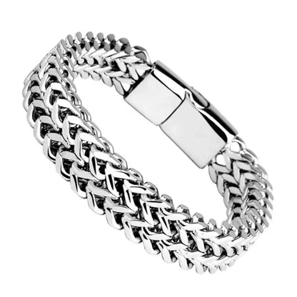 Gevlochten Stalen Armband