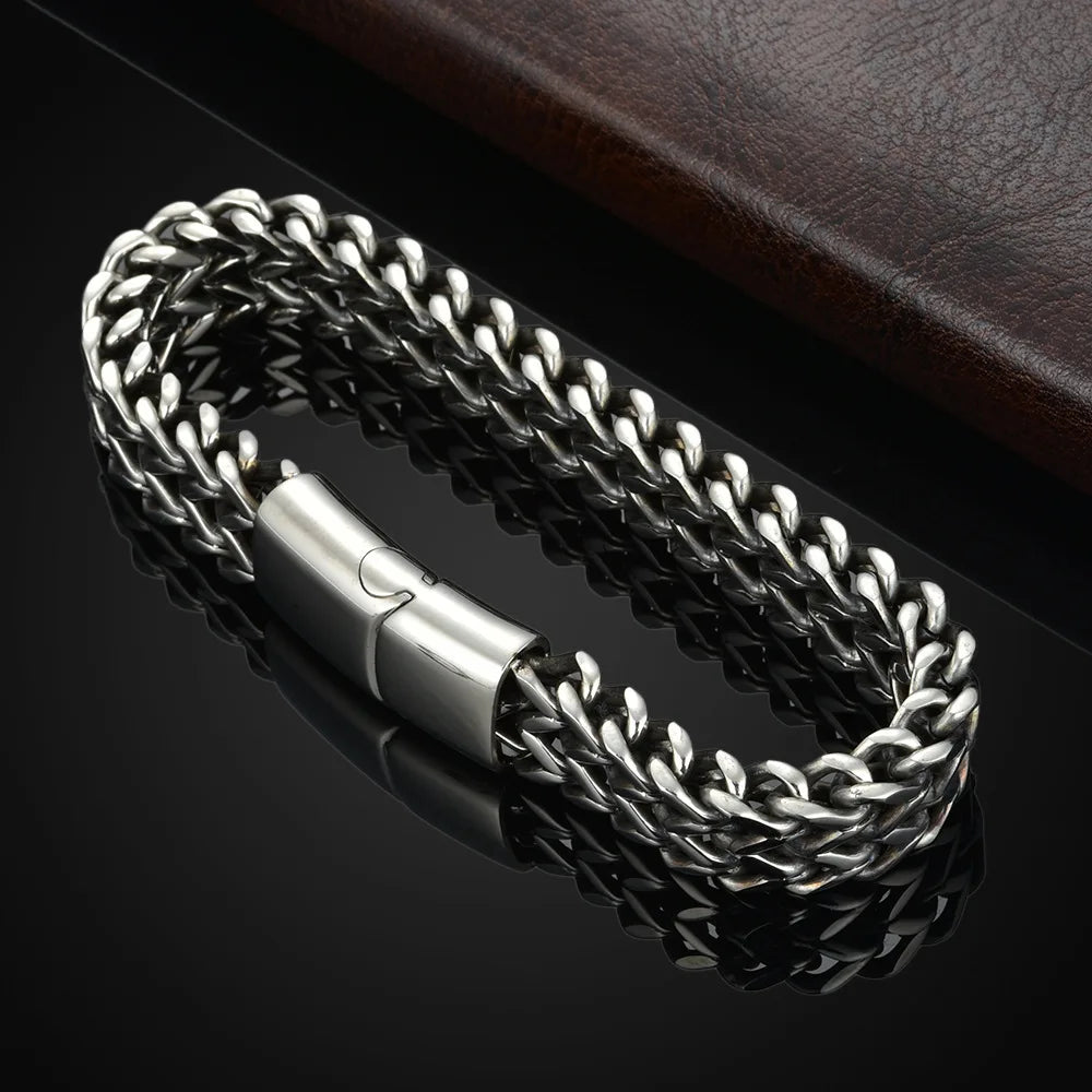 Gevlochten Stalen Armband