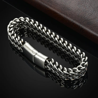 Gevlochten Stalen Armband
