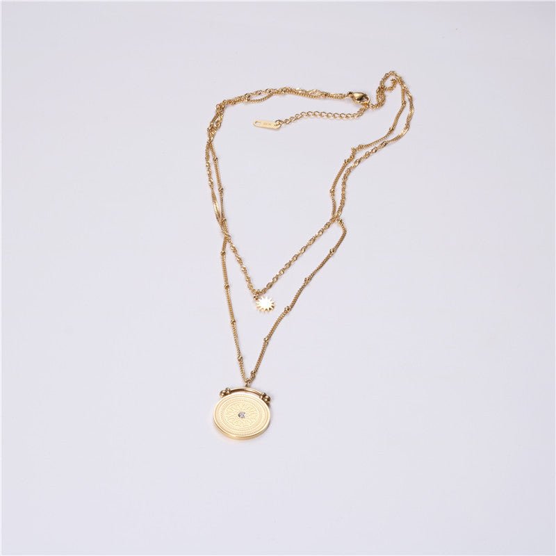 Boho Schijf Ketting