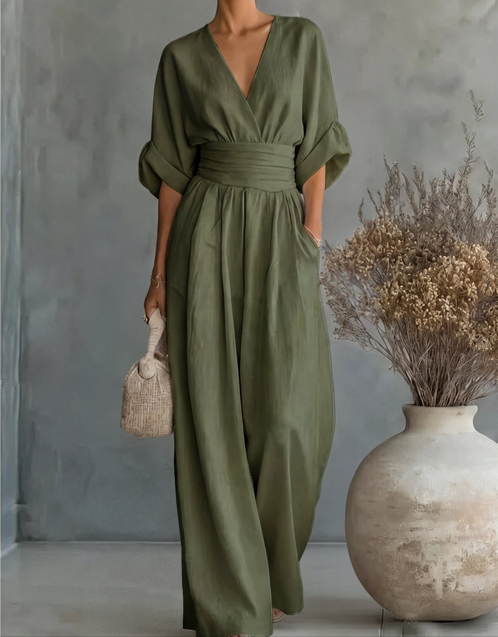 Marchetta Wrap Waist Jumpsuit