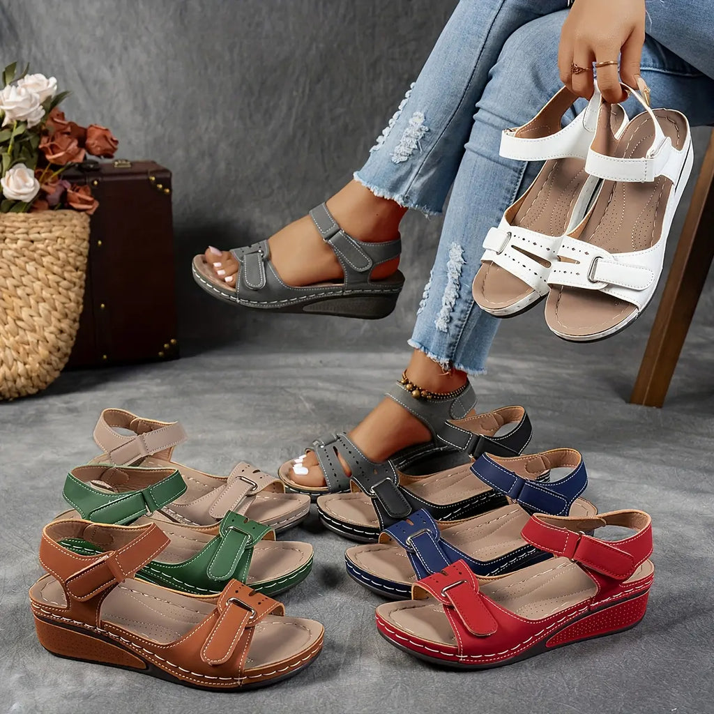 Marigold Comfort Wedge Sandal