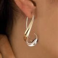 Cascata Twist Gold Earrings