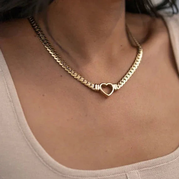 Gouden Hart Choker