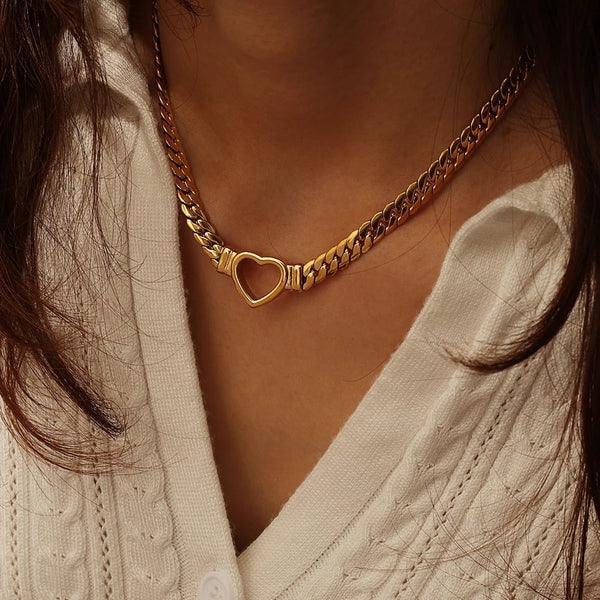 Gouden Hart Choker