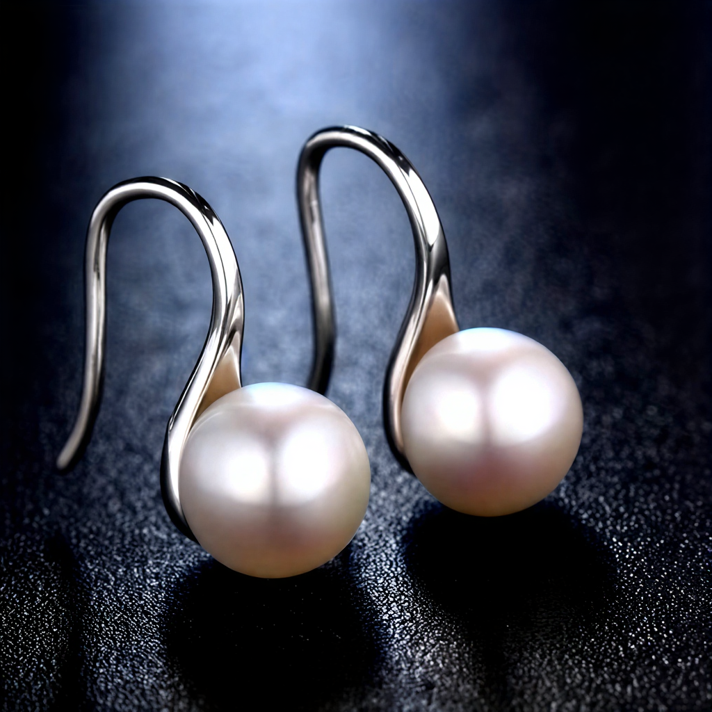 Seraphine Pearl Hook Earrings