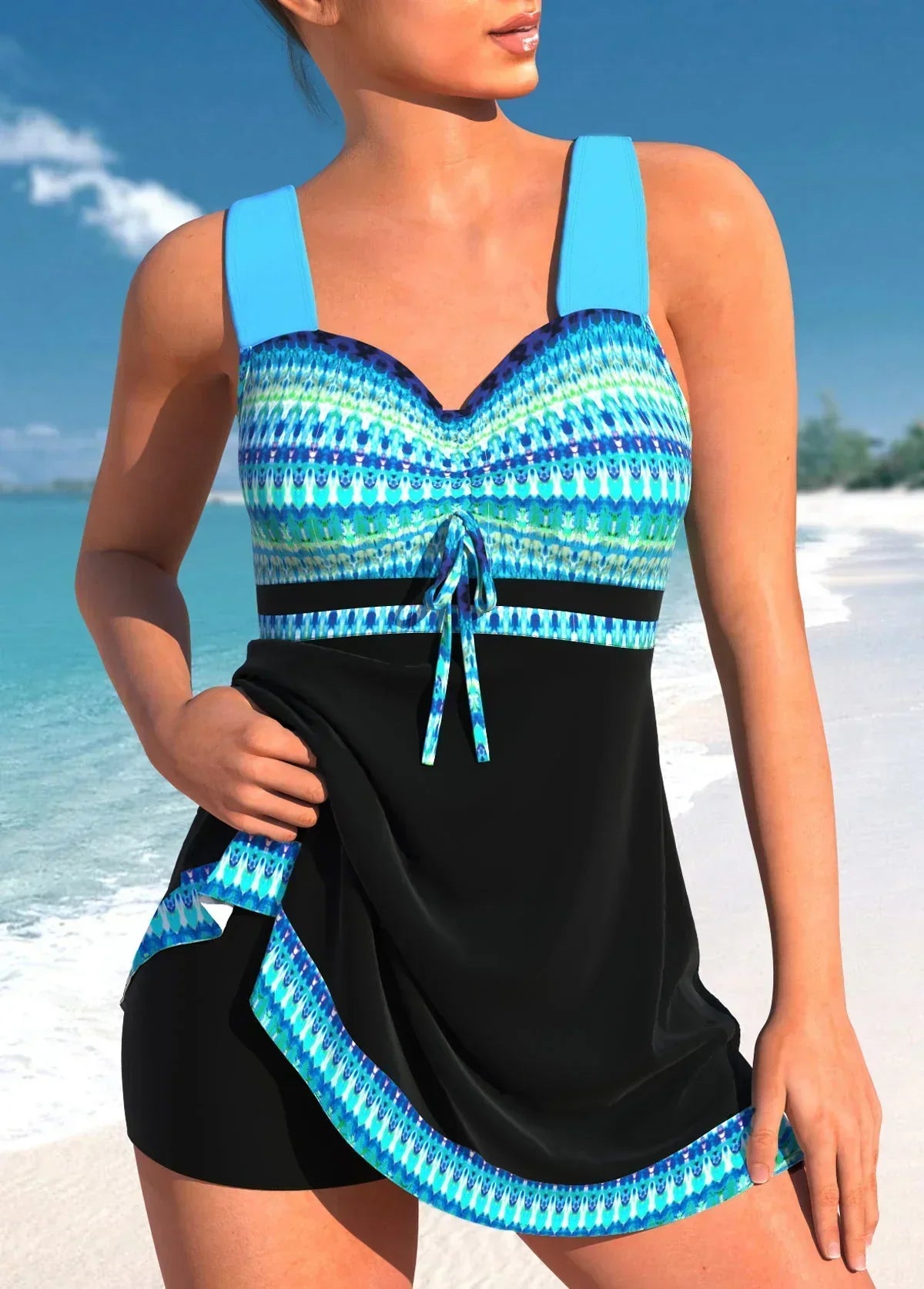 Marisela Aztec Swim Dress